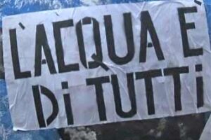 ACQUA: stanno per chiudere il cerchio.