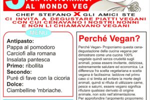 Cena vegana – sabato 13 maggio